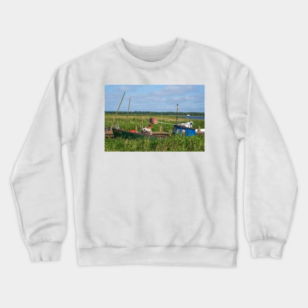 Groß Zicker, Ruegen, Mecklenburg-Western Pomerania, Germany Crewneck Sweatshirt by Kruegerfoto